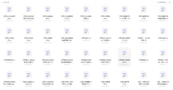 飞卢小说（200本）txt阿里云盘下载-次元share